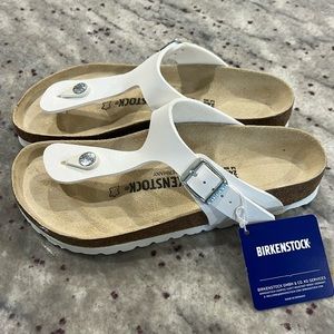 Birkenstock gizeh - white NWT